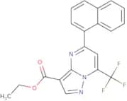 Ethyl 5-(1-naphthyl)-7-(trifluoromethyl)pyrazolo[1,5-a]pyrimidine-3-carboxylate