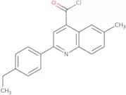 2-(4-Ethylphenyl)-6-methylquinoline-4-carbonyl chloride