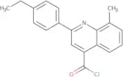 2-(4-Ethylphenyl)-8-methylquinoline-4-carbonyl chloride