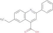 6-Ethyl-2-phenylquinoline-4-carboxylic acid