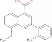 8-Ethyl-2-(2-methylphenyl)quinoline-4-carboxylic acid