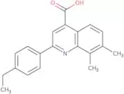 2-(4-Ethylphenyl)-7,8-dimethylquinoline-4-carboxylic acid