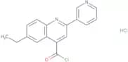 6-Ethyl-2-pyridin-3-ylquinoline-4-carbonyl chloride hydrochloride
