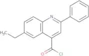 6-Ethyl-2-phenylquinoline-4-carbonyl chloride