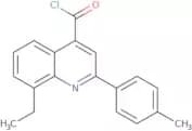 8-Ethyl-2-(4-methylphenyl)quinoline-4-carbonyl chloride