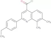 2-(4-Ethylphenyl)-7,8-dimethylquinoline-4-carbonyl chloride