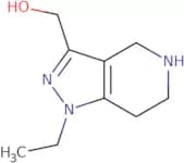 (1-Ethyl-4,5,6,7-tetrahydro-1H-pyrazolo[4,3-c]pyridin-3-yl)methanol hydrochloride