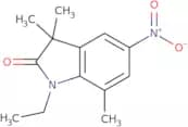 1-Ethyl-3,3,7-trimethyl-5-nitro-1,3-dihydro-2H-indol-2-one