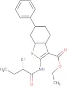 Ethyl 2-[(2-bromobutanoyl)amino]-6-phenyl-4,5,6,7-tetrahydro-1-benzothiophene-3-carboxylate