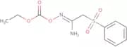 (1Z)-N'-[(Ethoxycarbonyl)oxy]-2-(phenylsulfonyl)ethanimidamide