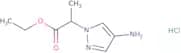 Ethyl 2-(4-amino-1H-pyrazol-1-yl)propanoate hydrochloride