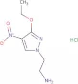 [2-(3-Ethoxy-4-nitro-1H-pyrazol-1-yl)ethyl]amine hydrochloride