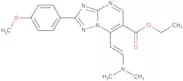Ethyl 7-[(E)-2-(dimethylamino)vinyl]-2-(4-methoxyphenyl)[1,2,4]triazolo[1,5-a]pyrimidine-6-carboxy…