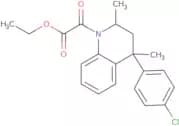 Ethyl [4-(4-chlorophenyl)-2,4-dimethyl-3,4-dihydroquinolin-1(2H)-yl](oxo)acetate