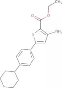 Ethyl 3-amino-5-(4-cyclohexylphenyl)thiophene-2-carboxylate