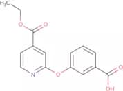 3-{[4-(Ethoxycarbonyl)pyridin-2-yl]oxy}benzoic acid
