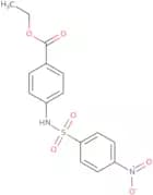 Ethyl 4-{[(4-nitrophenyl)sulfonyl]amino}benzoate