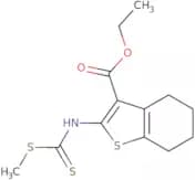 Ethyl 2-{[(methylthio)carbonothioyl]amino}-4,5,6,7-tetrahydro-1-benzothiophene-3-carboxylate