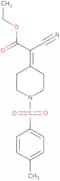 Ethyl cyano{1-[(4-methylphenyl)sulfonyl]piperidin-4-ylidene}acetate