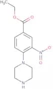Ethyl 3-nitro-4-piperazin-1-ylbenzoate hydrochloride