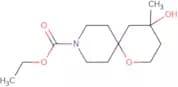 Ethyl 4-hydroxy-4-methyl-1-oxa-9-azaspiro[5.5]undecane-9-carboxylate