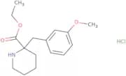 Ethyl 2-(3-methoxybenzyl)piperidine-2-carboxylate hydrochloride