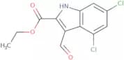 Ethyl4,6-dichloro-3-formyl-1H-indole-2-carboxylate