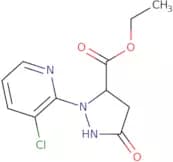 Ethyl 2-(3-chloro-2-pyridinyl)-5-oxo-3-pyrazolidinecarboxylate