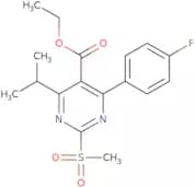 Ethyl 4-(4-fluorophenyl)-6-isopropyl-2-(methylsulfonyl)pyrimidine-5-carboxylate