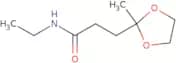 N-Ethyl-(3-(2-methyl-[1,3]dioxolan-2-yl)propionamide