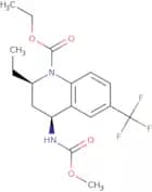 (2R,4S)-2-Ethyl-4-methoxycarbonylamino-6-trifluoromethyl-3,4-dihydro-2H-quinoline-1-carboxylic aci…