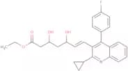 Ethyl (E)-3,5-dihydroxy-7-[2-cyclopropyl-4-(4-flurophenyl)-3-quinolinyl]-hept-6-enoate