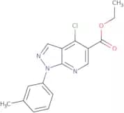 Ethyl 4-Chloro-1-M-Tolyl-1H-Pyrazolo[3,4-B]Pyridine-5-Carboxylate