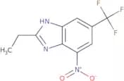 2-Ethyl-4-Nitro-6-(Trifluoromethyl)-1H-Benzimidazole