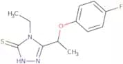 4-Ethyl-5-[1-(4-fluorophenoxy)ethyl]-4H-1,2,4-triazole-3-thiol