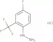 [4-Fluoro-2-(trifluoromethyl)phenyl]hydrazine hydrochloride