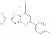 5-(4-Fluorophenyl)-7-(trifluoromethyl)pyrazolo[1,5-a]pyrimidine-2-carboxylic acid