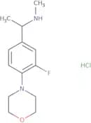 [1-(3-Fluoro-4-morpholin-4-ylphenyl)ethyl]methylamine hydrochloride