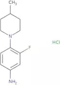 [3-Fluoro-4-(4-methylpiperidin-1-yl)phenyl]amine dihydrochloride