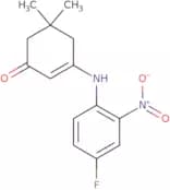3-[(4-Fluoro-2-nitrophenyl)amino]-5,5-dimethylcyclohex-2-en-1-one