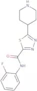 N-(2-Fluorophenyl)-5-piperidin-4-yl-1,3,4-thiadiazole-2-carboxamide