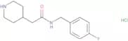 N-(4-Fluorobenzyl)-2-piperidin-4-ylacetamide hydrochloride