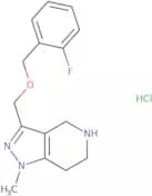 3-{[(2-Fluorobenzyl)oxy]methyl}-1-methyl-4,5,6,7-tetrahydro-1H-pyrazolo[4,3-c]pyridine hydrochlori…