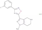 3-[3-(3-Fluorophenyl)-1,2,4-oxadiazol-5-yl]-1-methyl-4,5,6,7-tetrahydro-1H-pyrazolo[4,3-c]pyridine…