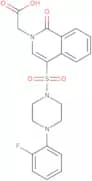 [4-{[4-(2-Fluorophenyl)piperazin-1-yl]sulfonyl}-1-oxoisoquinolin-2(1H)-yl]acetic acid