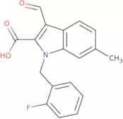 1-(2-Fluorobenzyl)-3-formyl-6-methyl-1H-indole-2-carboxylic acid