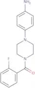 {4-[4-(2-Fluorobenzoyl)piperazin-1-yl]phenyl}amine