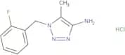 1-[(2-Fluorophenyl)methyl]-5-methyl-1H-1,2,3-triazol-4-amine hydrochloride