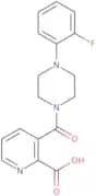3-((4-(2-Fluorophenyl)piperazinyl)carbonyl)pyridine-2-carboxylic acid
