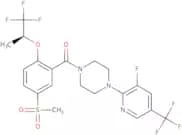 [4-[3-fluoro-5-(trifluoromethyl)-2-pyridyl]piperazin-1-yl]-[5-methylsulfonyl-2-(2,2,2-trifluoro-1-…